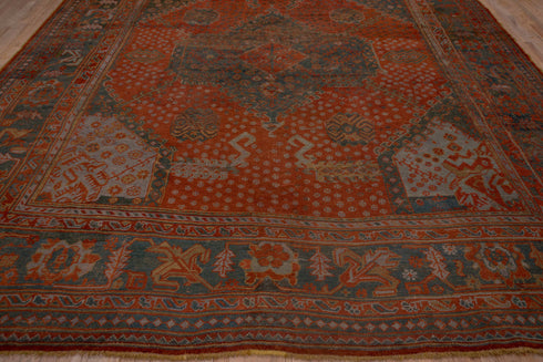 Antique Oushak Area Rug (12' x 14')